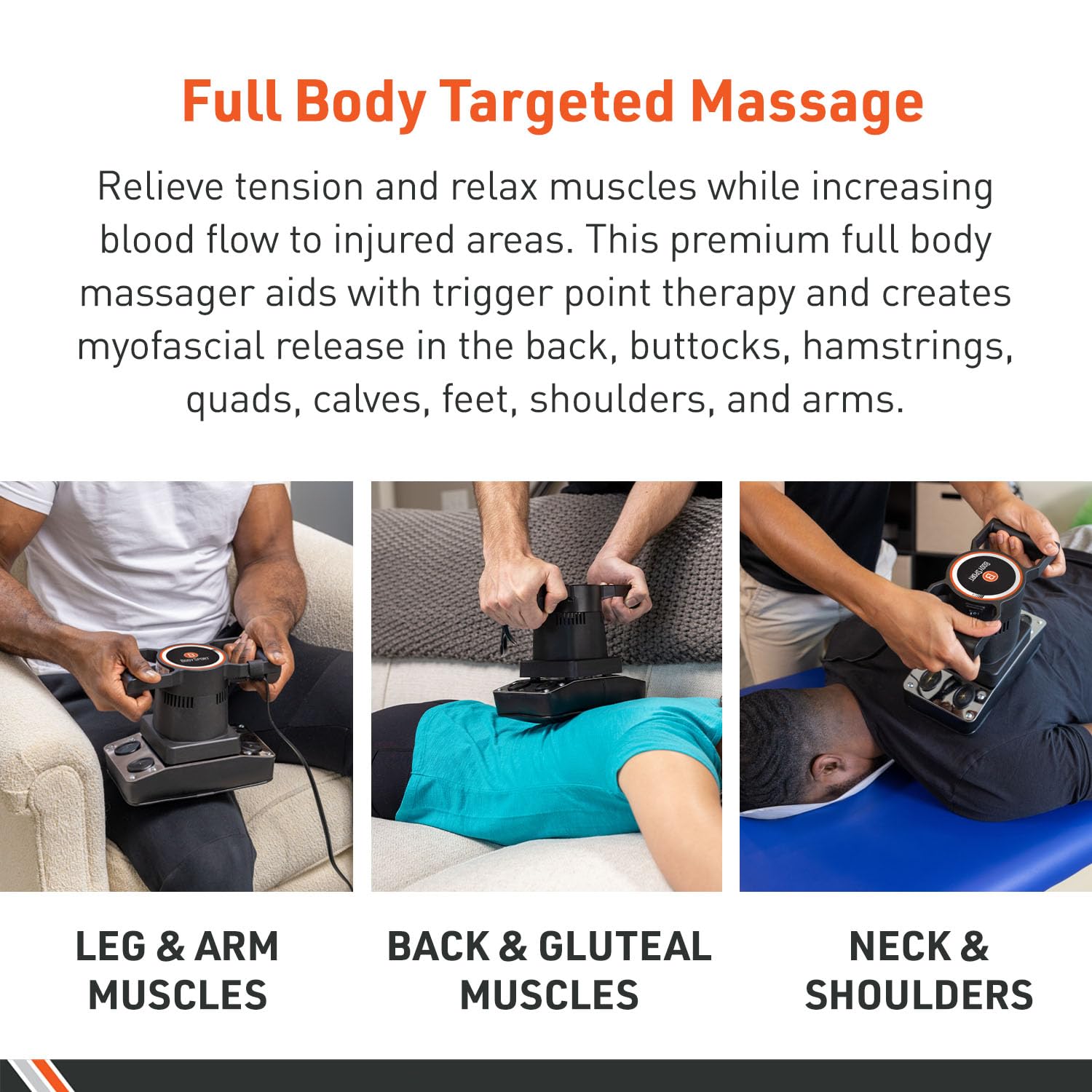 Professional Variable Speed Vibrating Massager for Muscle Pain Relief – High-Powered Therapeutic Massage Gun for Myofascial Release & Trigger Point Therapy – Perfect for Athletes, Chiropractic Care & Post-Workout Recovery