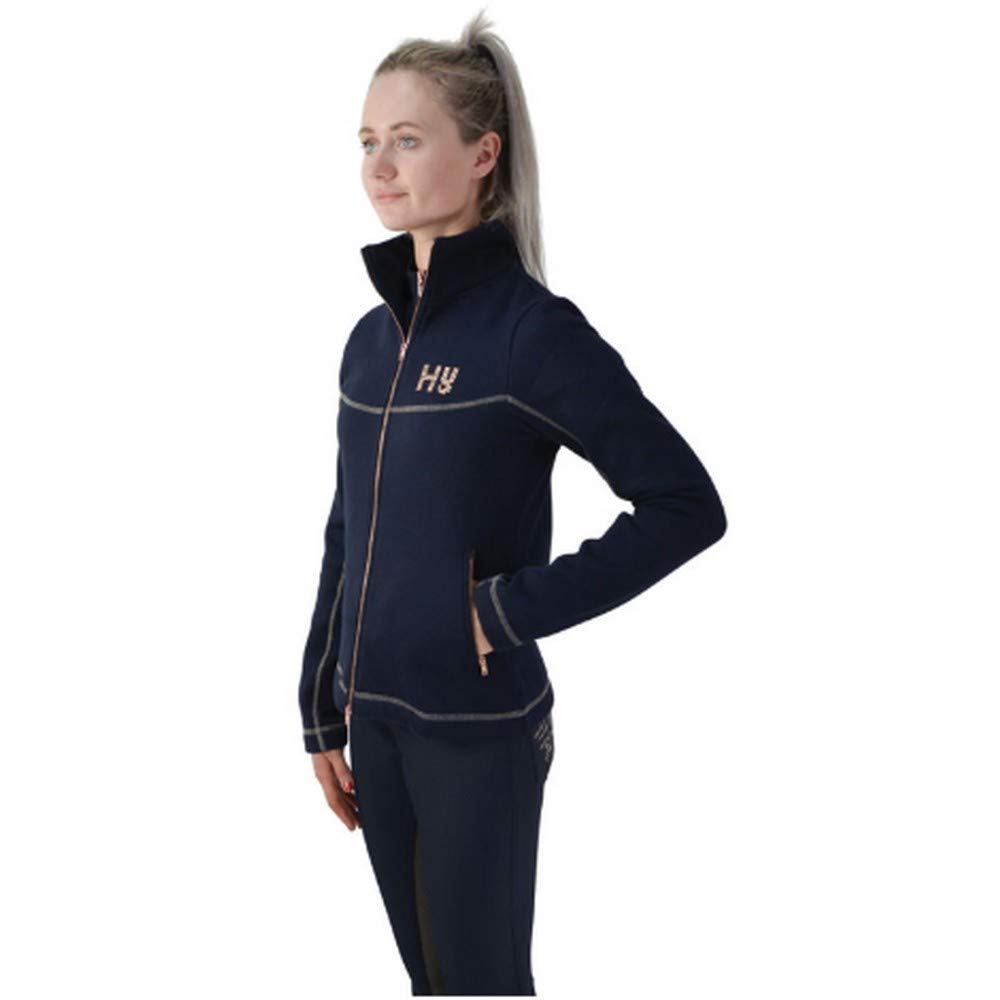 Kensington Women's Winter Jacket - Waterproof Windbreaker Coat with Hood (XL, Navy/Taupe/Rose Gold) for Outdoor Hiking, Travel & Daily Commute