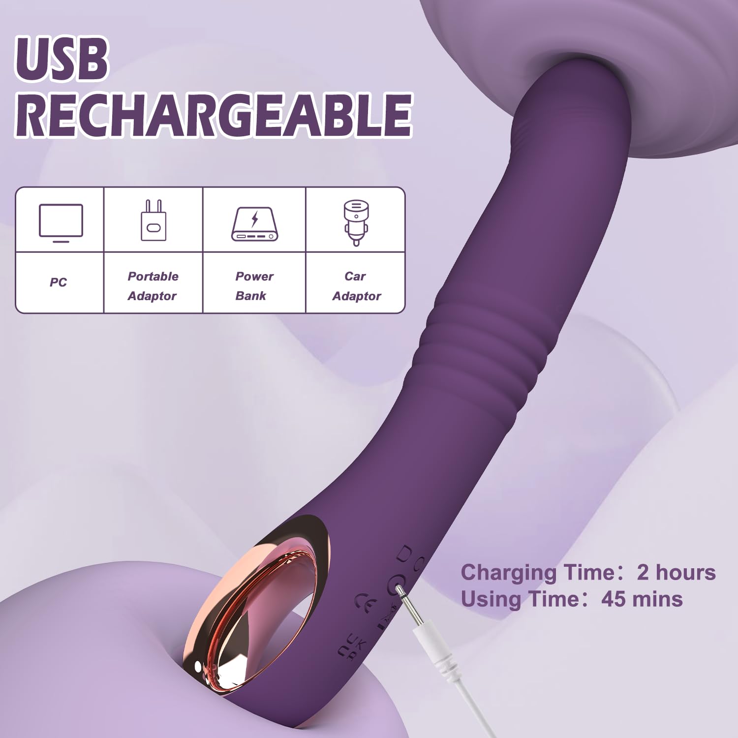 BGGOOD 2-in-1 Thrusting Vibrating Dildo - 10 Speed Thrust & Vibration Modes, Realistic Silicone Adult Sex Toy for Women & Couples, Clitoral Stimulator G-Spot Massager - Perfect for Solo Play & Partner Intimacy
