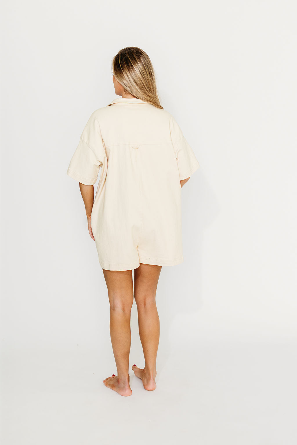 Soleil Romper in Milk - Stylish Women's Jumpsuit for Summer Outfits, Beachwear & Casual Wear