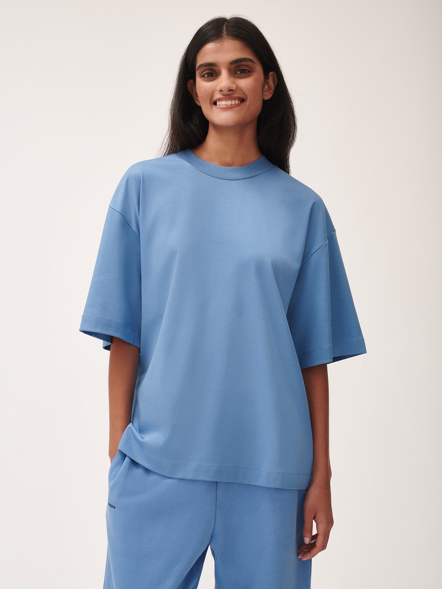 Women's DNA Oversized T-Shirt - Summit Blue | Soft Cotton Relaxed Fit Tee for Casual Wear, Lounge & Street Style