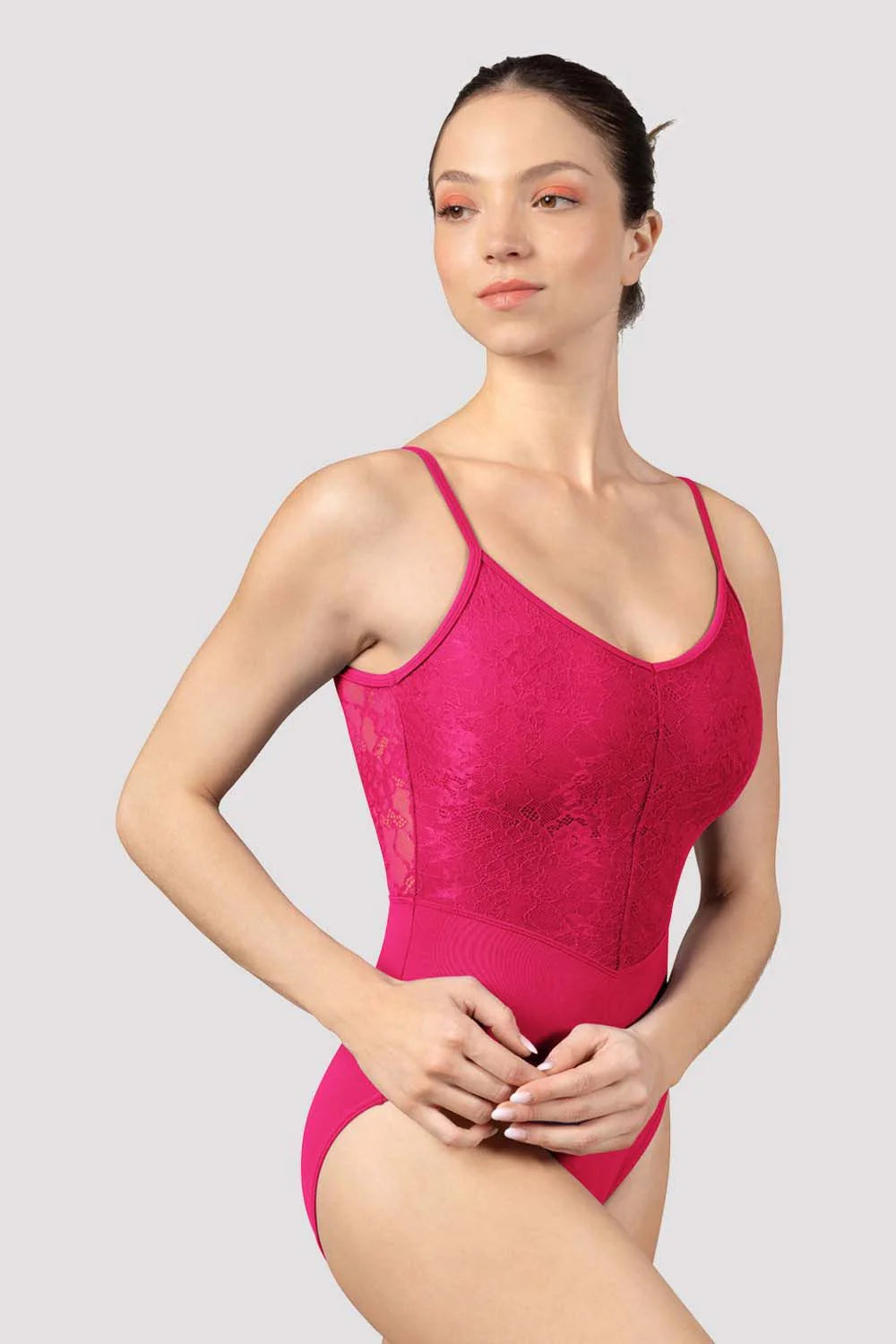 Bloch Mirella Women's Watermelon Majesty Camisole Leotard - Perfect for Ballet, Dance Practice & Performance