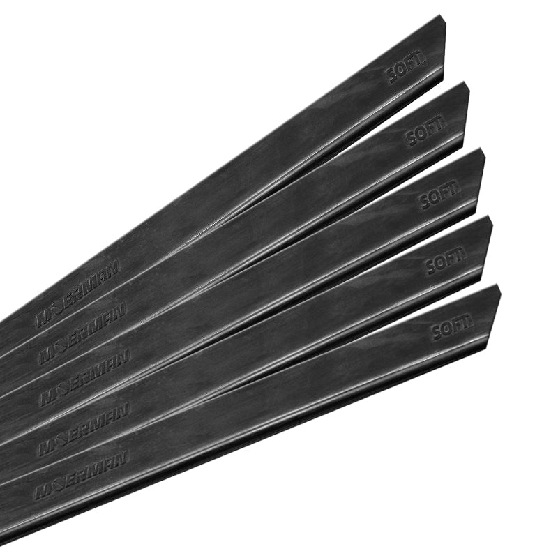 Moerman Liquidator Rubber Squeegee - Premium Soft Rubber Blade for Window Cleaning - Perfect for Home, Office, and Commercial Use
