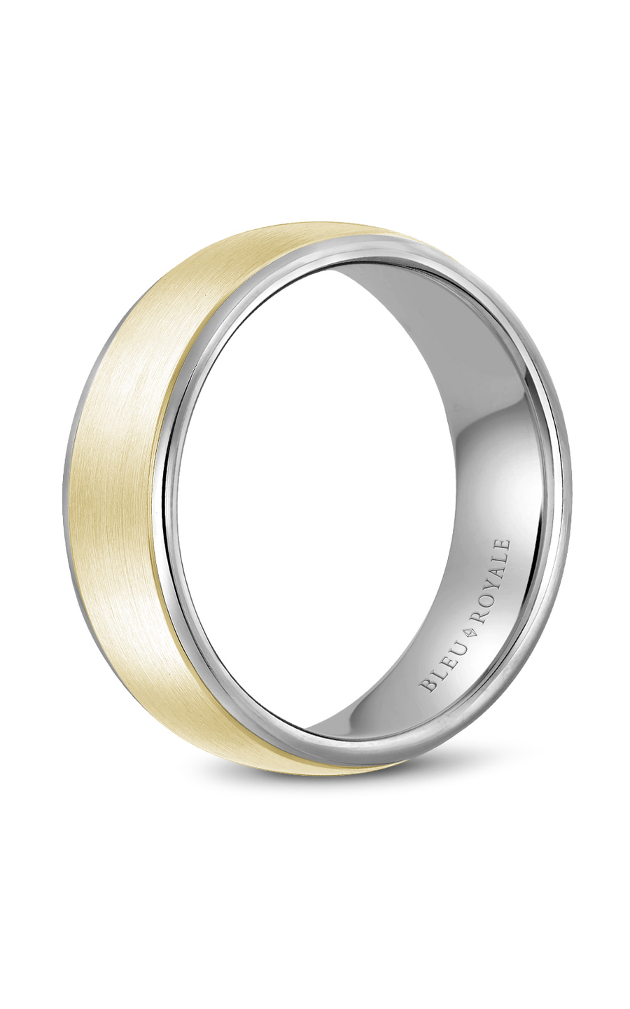 Bleu Royale Men's Wedding Band RYL 058YW65 - 14K Yellow Gold Classic Ring for Grooms & Anniversary Gifts | Perfect for Weddings, Engagements & Special Occasions