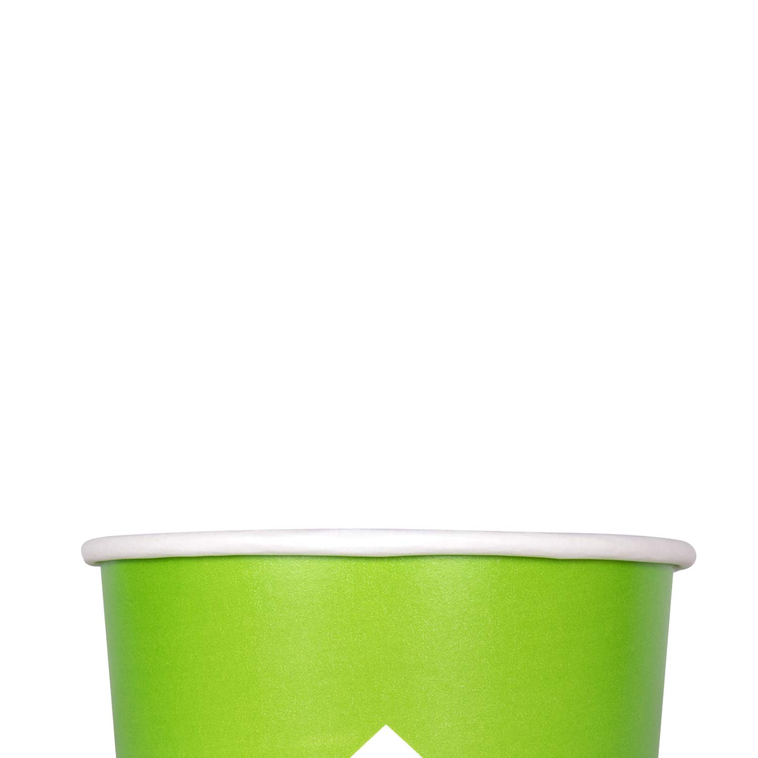 5oz (1000 ct) Green Paper Ice Cream Cups - Disposable Hot & Cold Food Containers for Ice Cream, Gelato, Yogurt, Snacks - Perfect for Parties, Dessert Shops & Catering Events