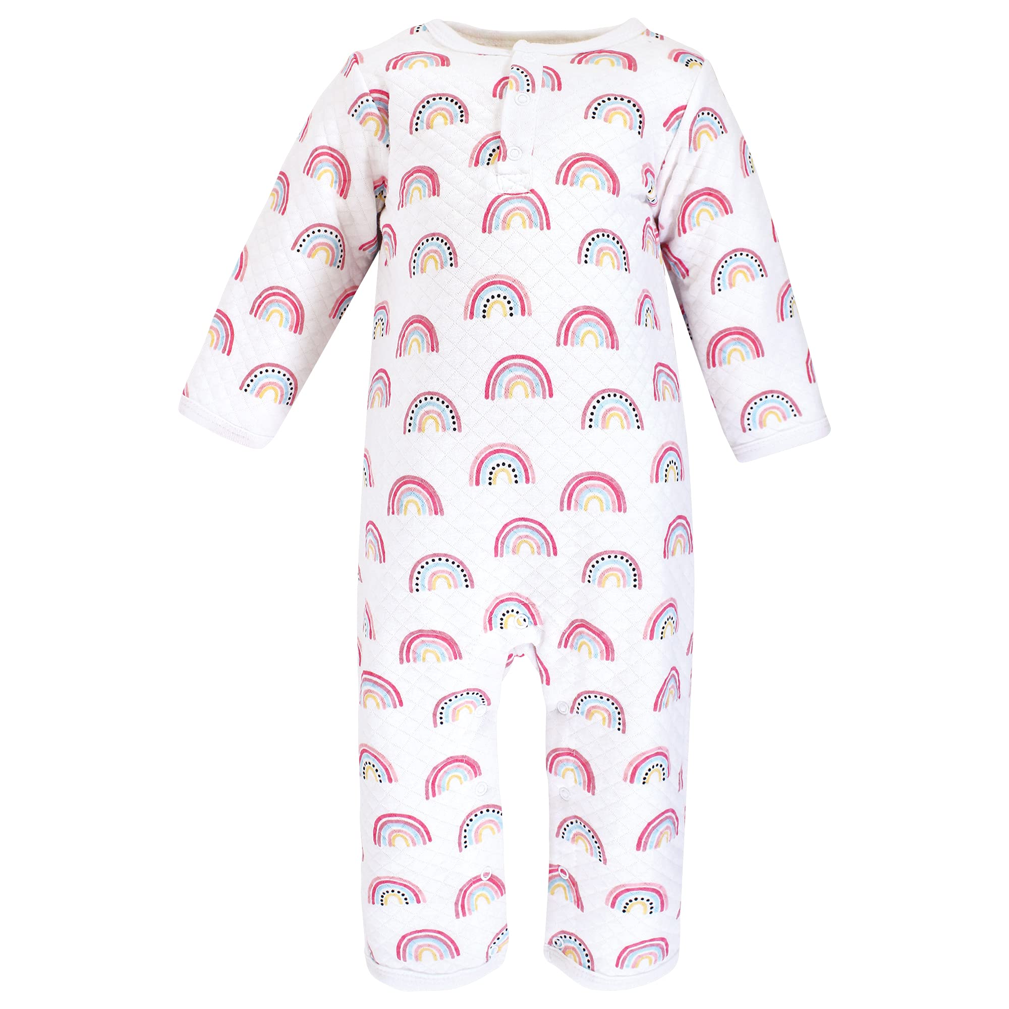 Hudson Baby Unisex Premium Quilted Coveralls for Infants & Toddlers - Soft Warm Winter Outfit for Boys & Girls - Perfect for Outdoor Play, Family Photos & Holiday Events