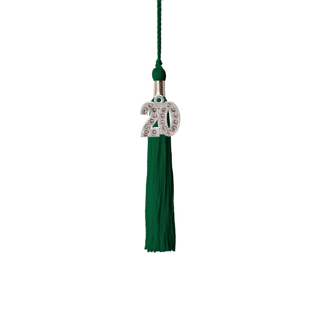 2020 Kindergarten Graduation Tassel with Bling Charm - Maroon Color for Preschool Graduation Ceremony & Photo Props