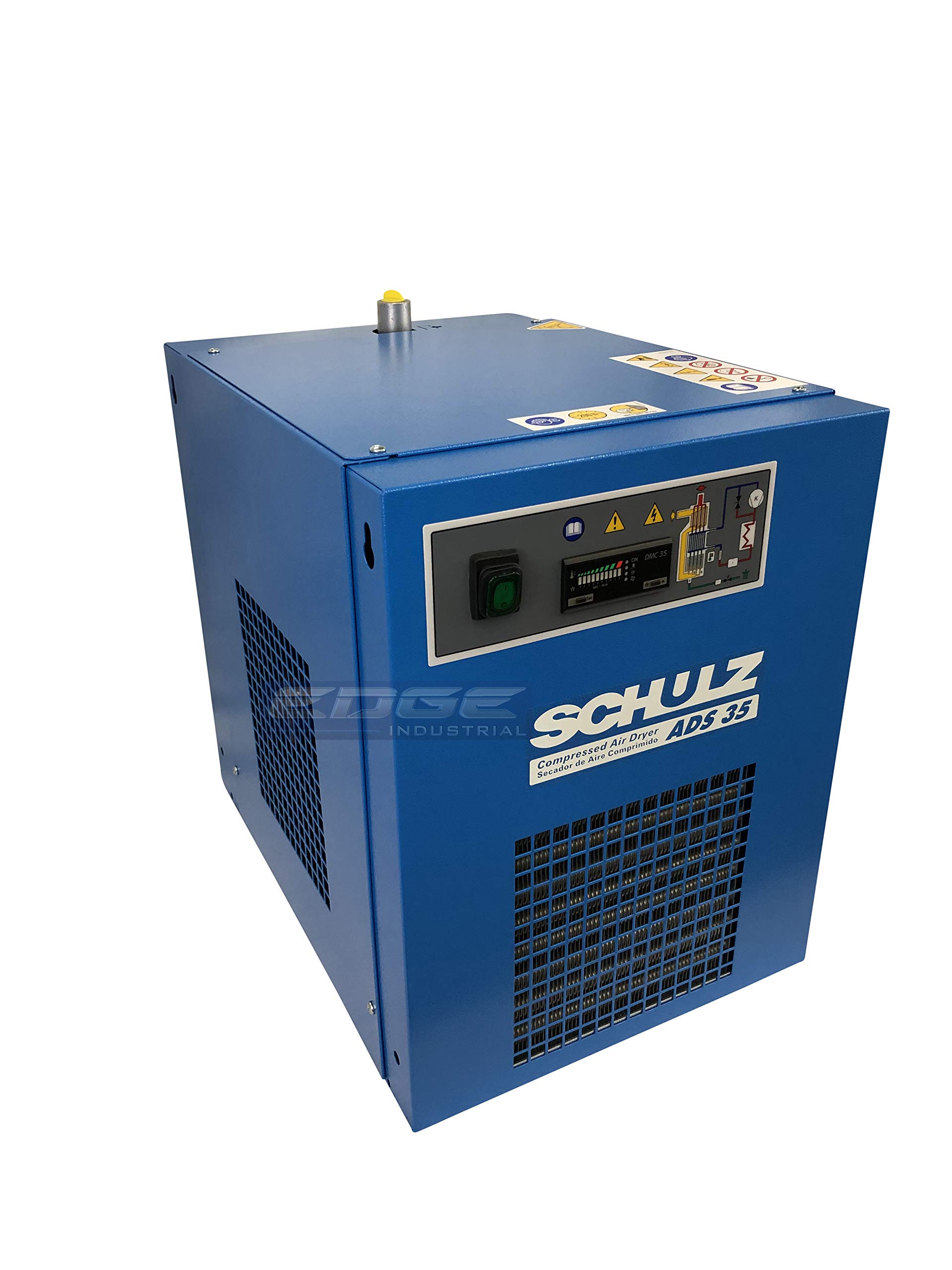 Schulz 35 CFM Refrigerated Air Dryer for Air Compressor Systems - Stand Alone Unit for 7.5HP & 10HP Compressors | Workshop, Automotive & Industrial Use