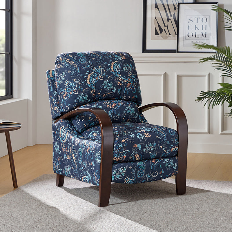 Premium Diana Manual Recliner Chair - Solid Wood Frame with Plush Upholstery for Ultimate Comfort | Perfect for Living Room, Bedroom & Home Theater Relaxation