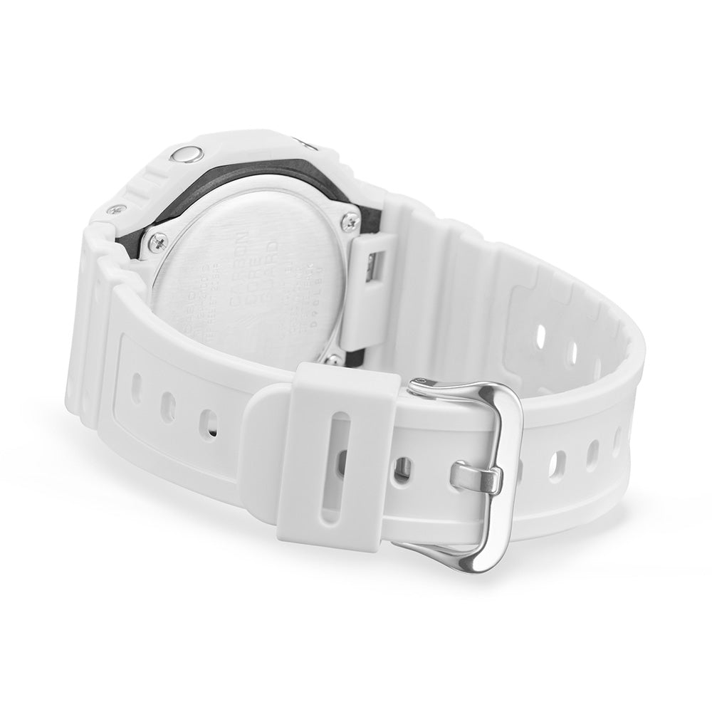 Casio G-Shock GA2100-7A7 Analog-Digital Watch in One-Tone Gradation White - Durable Shock-Resistant Sports Watch for Outdoor Activities & Everyday Wear