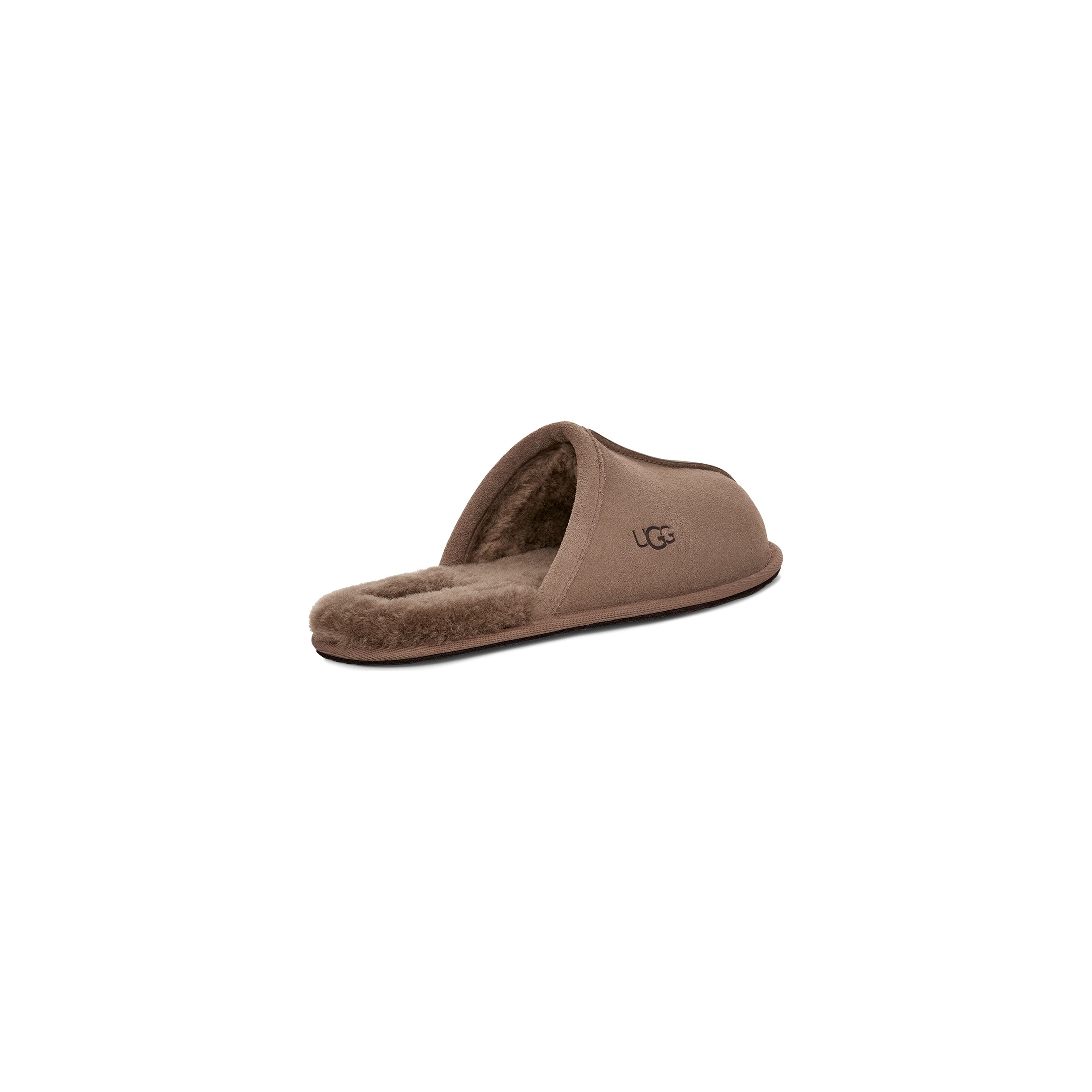 UGG Men's Scuff Slippers - Soft Indoor/Outdoor House Shoes for Men, Comfortable Caribou Brown Slippers for Winter & Home Use