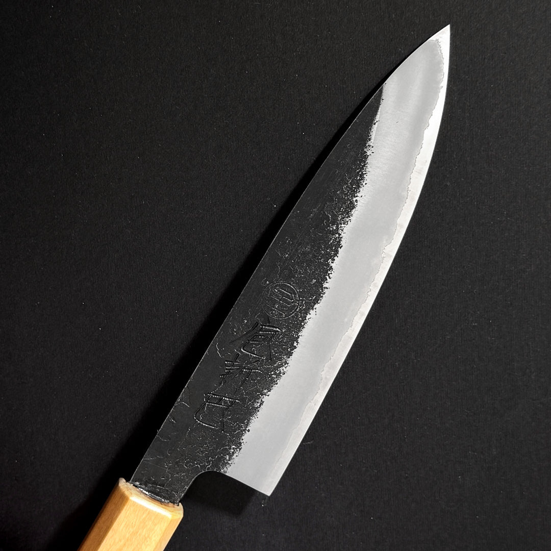 Hozan Tomoe White #2 Kurouchi Petty Knife 135mm (5.3