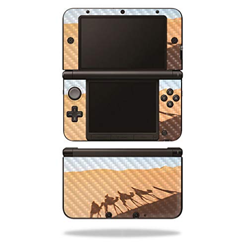 Premium Carbon Fiber Skin for Nintendo 3DS XL (2012-2014 Model) - Desert Shadows Design | Protective & Durable Textured Cover | Easy to Apply & Remove | Made in USA | Perfect for Gaming Protection & Style Customization