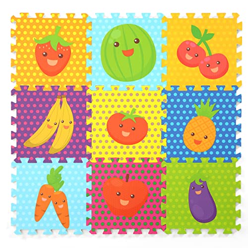 Fruits Puzzle Mat-9 Pieces