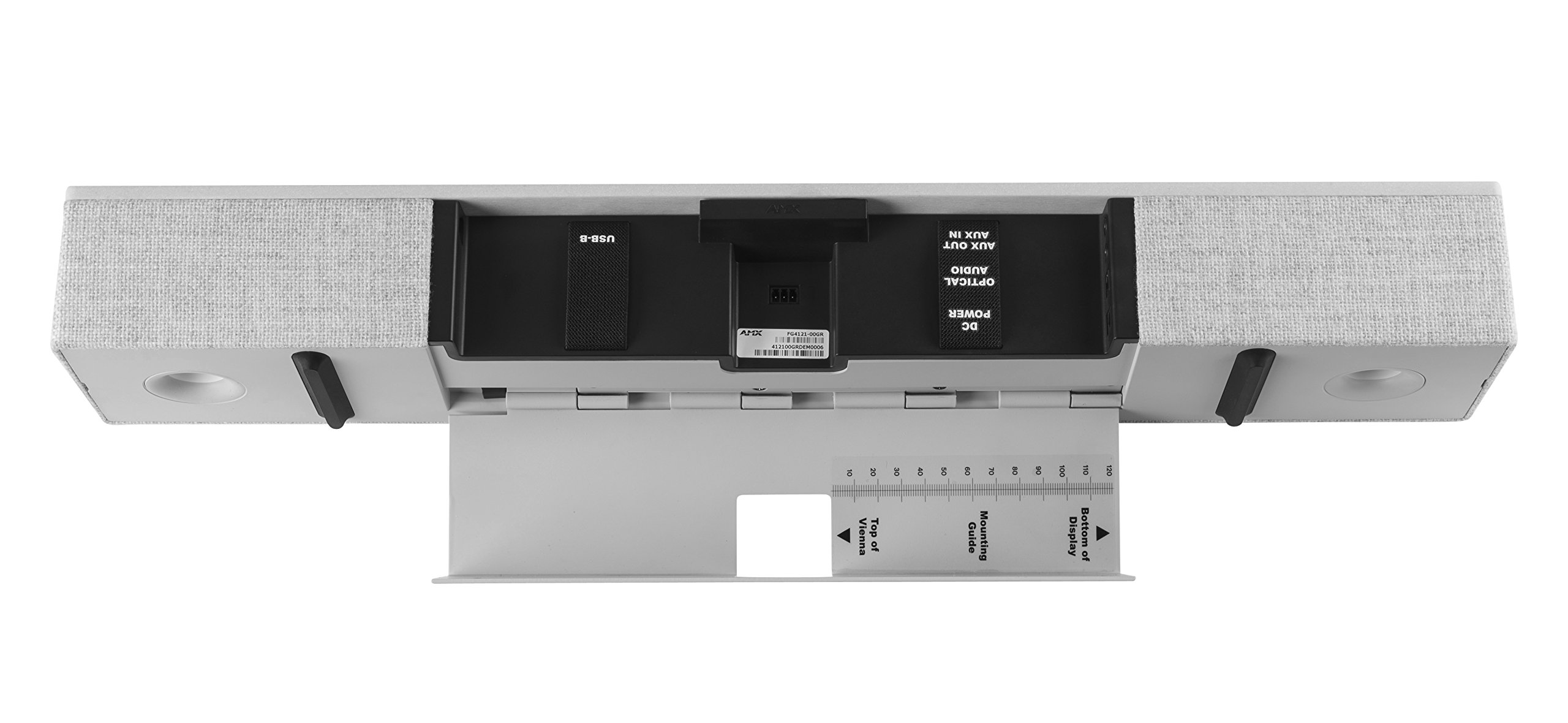 Acendo Vibe Premium Conference Sound Bar with Crystal Clear Audio - Bluetooth Speaker for Home Office & Video Calls (Grey) - Perfect for Zoom Meetings, Webinars & Remote Work