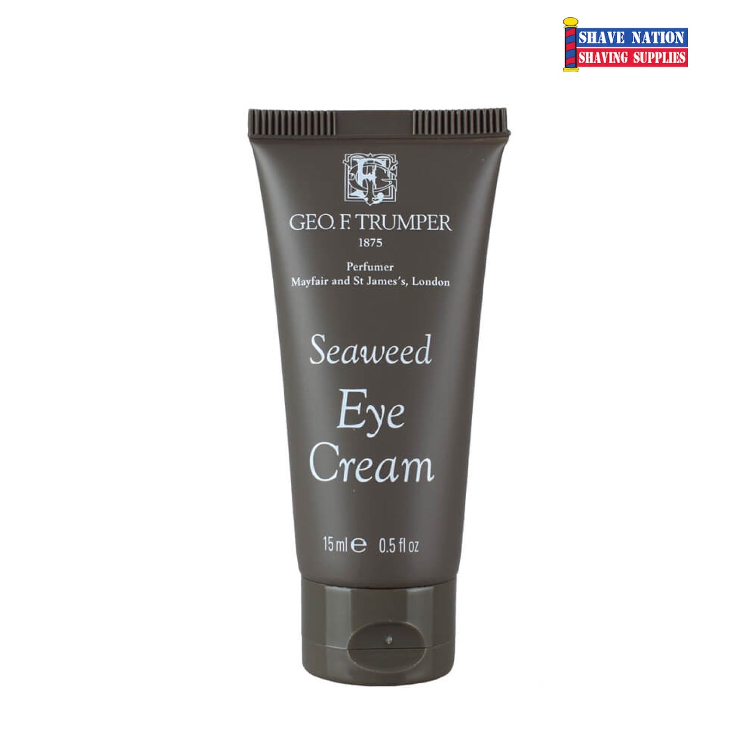 George F Trumper Seaweed Eye Cream for Dark Circles & Puffiness - Anti-Aging Under Eye Treatment for Men & Women - Hydrating & Firming Eye Care for Daily Use at Home or Travel