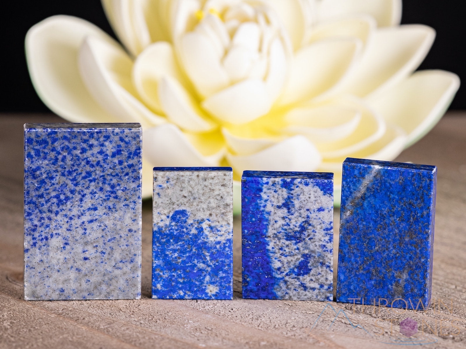 Lapis Lazuli Gemstone Cabochon - Rectangle Shape for Jewelry Making, Healing Crystals, DIY Crafts (E1707) - Perfect for Necklaces, Bracelets & Spiritual Healing