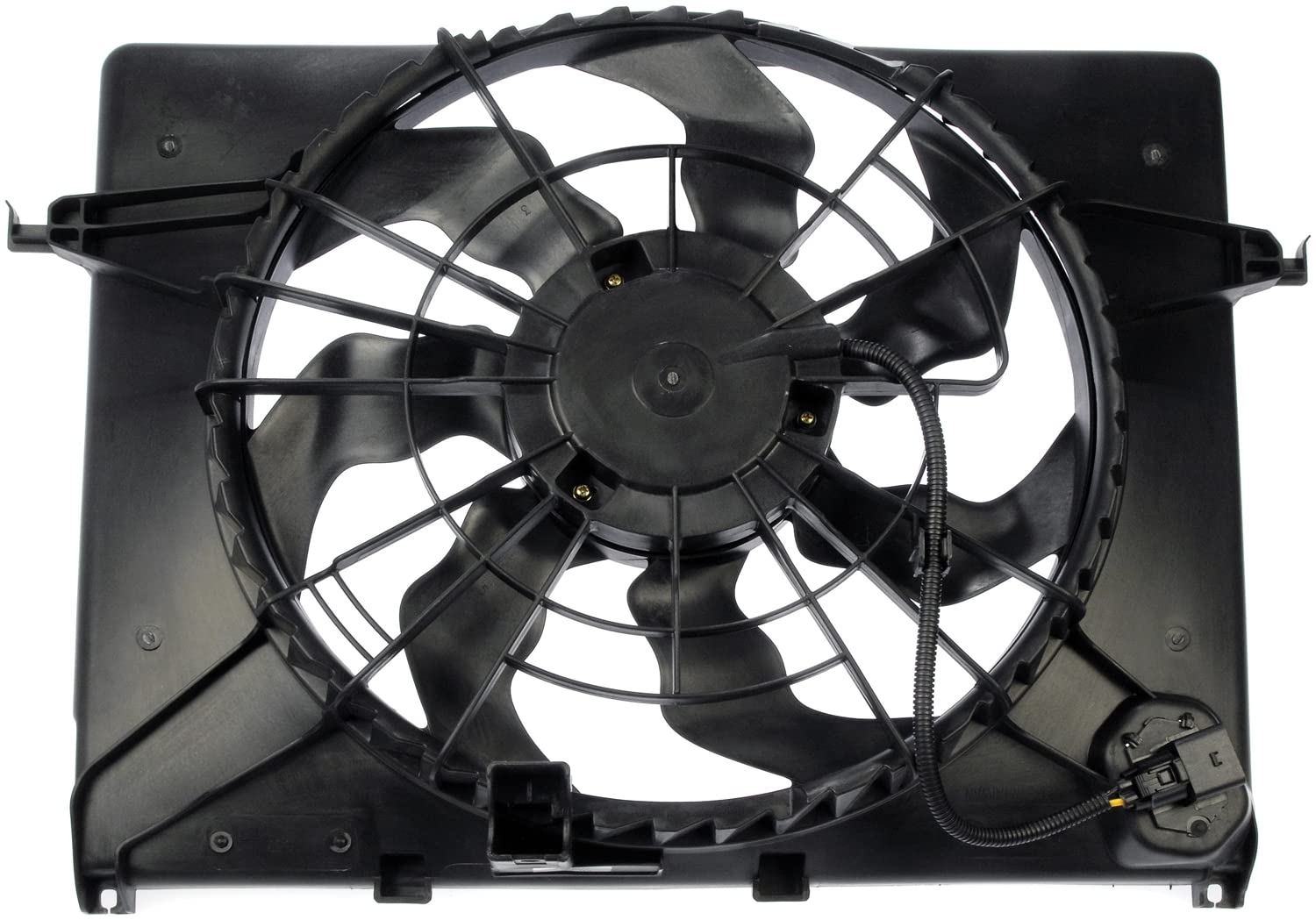 Dorman Radiator Fan Assembly - High Performance Cooling Fan Replacement for Cars & Trucks - Perfect for Overheating Prevention & Engine Cooling in Hot Weather