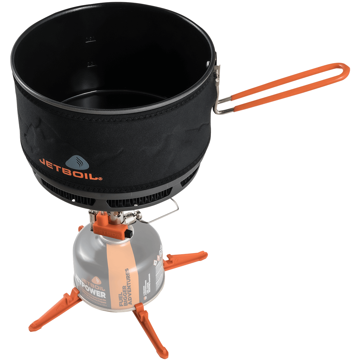 Jetboil 1.5L Ceramic FluxRing Camping Cook Pot - Lightweight Backpacking Stove System for Outdoor Cooking, Hiking & Camping Trips