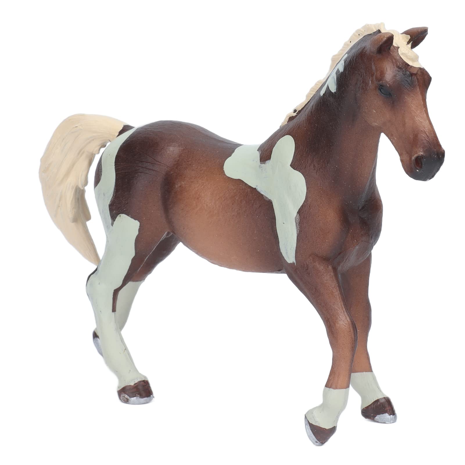 Trekna Realistic Painted Horse Model Toy for Kids - Lifelike Animal Simulation Figure for Play, Learning & Collecting - Perfect for Pretend Play, Educational Gifts & Nursery Decor