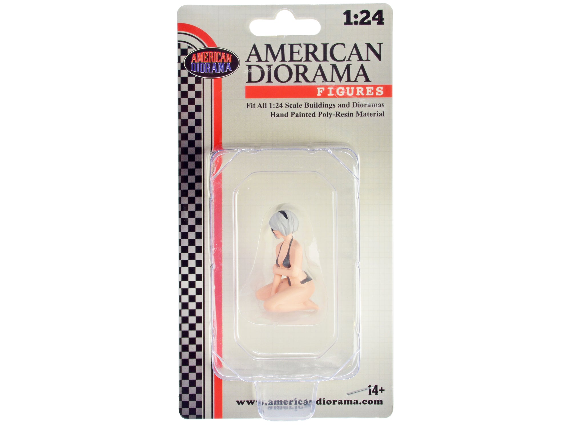 1/24 Scale Cosplay Girls Figure Set of 5 - Anime Character Model Collection by American Diorama - Perfect for Model Train Scenes, Diorama Displays & Anime Collectors