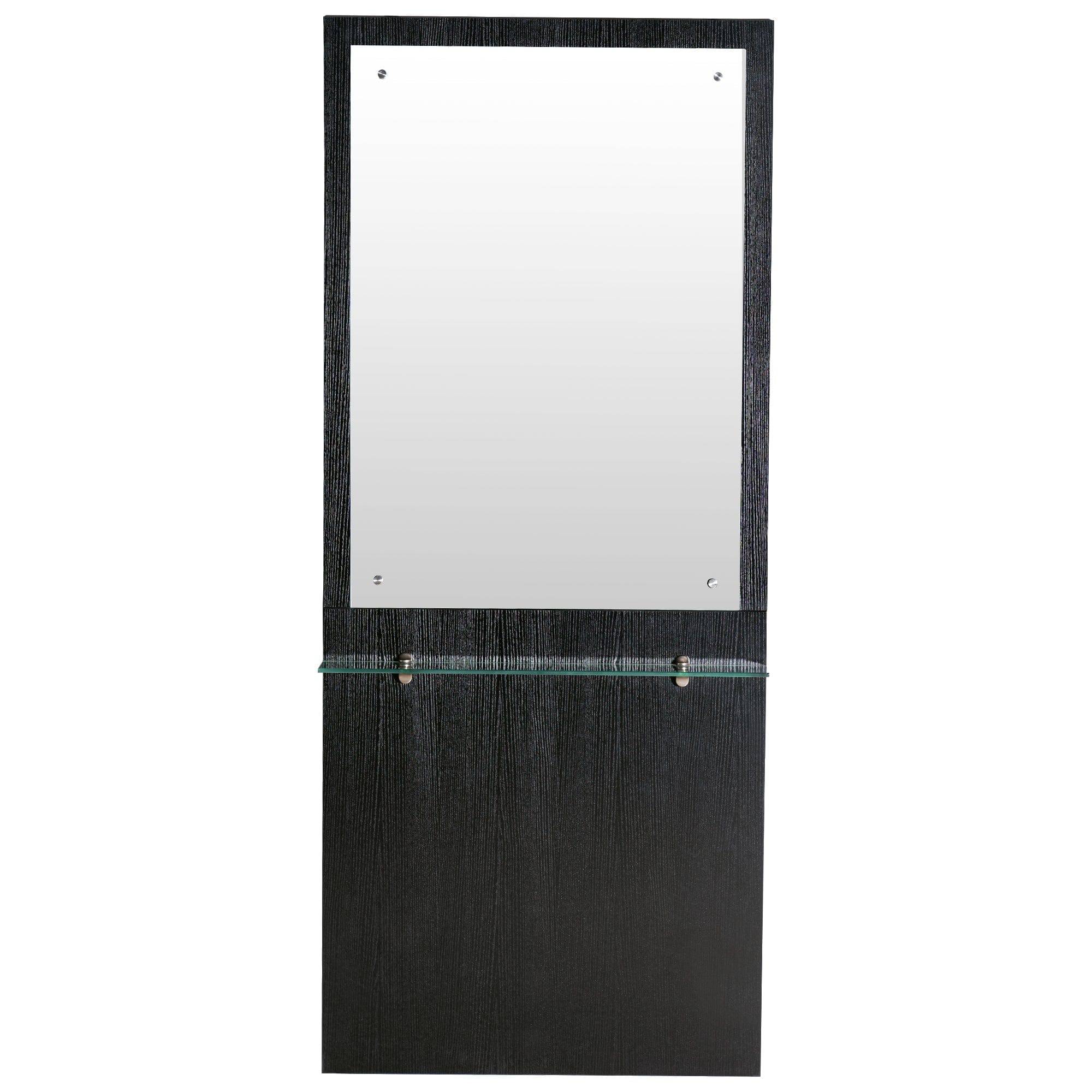 Stylish Wall Mount Barber Station - Professional Salon & Home Haircut Tool with Mirror & Storage - Perfect for Barbershops, Salons & Home Grooming