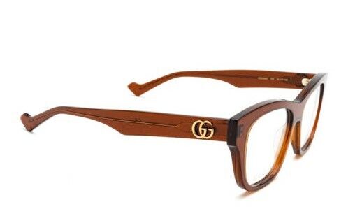 Gucci GG 0999O 003 Brown Cat Eye Women's Eyeglasses | Fashion Designer Sunglasses for Women | Perfect for Everyday Wear, Office & Special Occasions