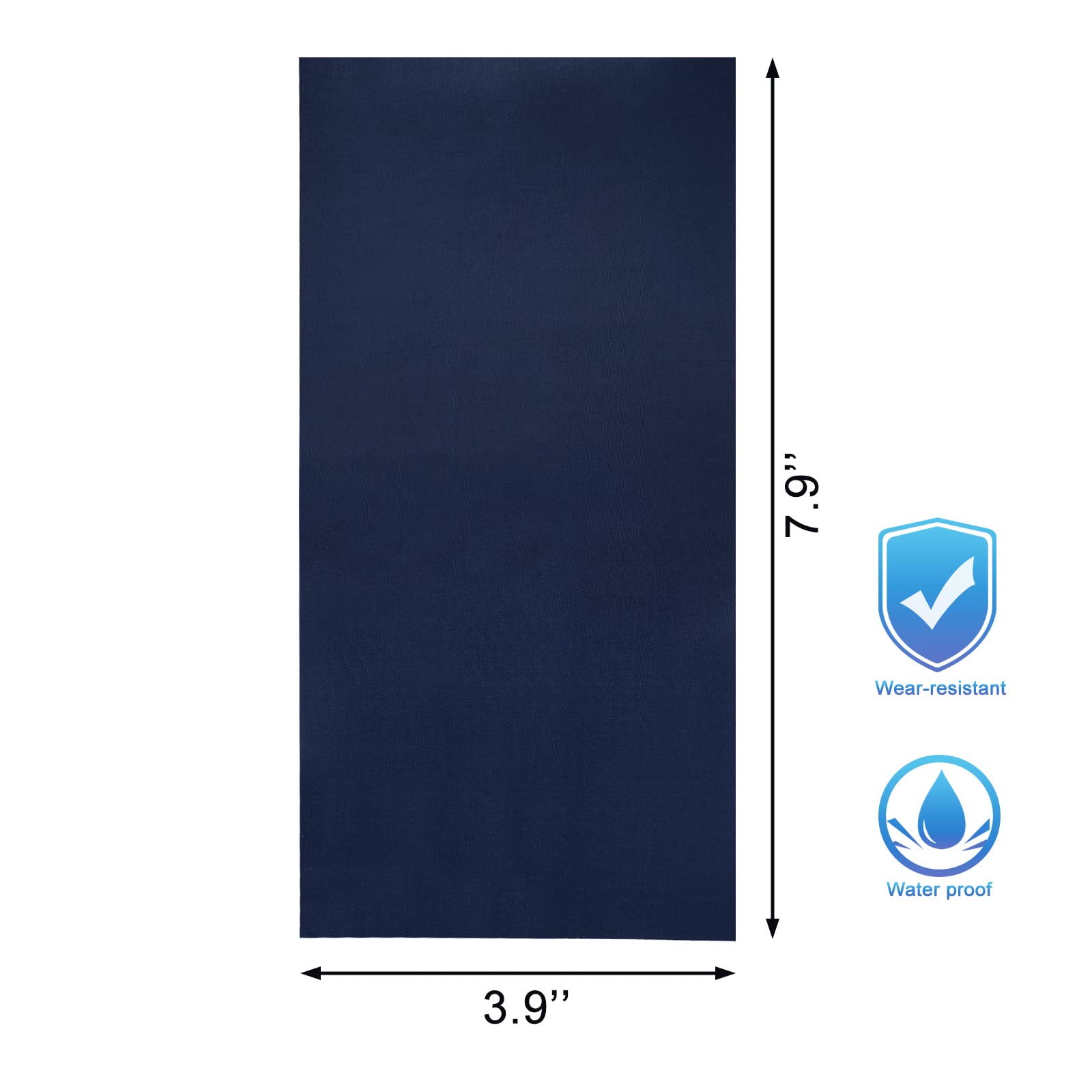 BlingKingdom 3-Piece Waterproof Nylon Tent Repair Kit - Self-Adhesive Puncture Patches for Horse Blankets, Camping Tents, Backpacks, Awnings & Down Jackets (Dark Blue) | Emergency Outdoor Gear Repair for Camping, Hiking & Equestrian Activities