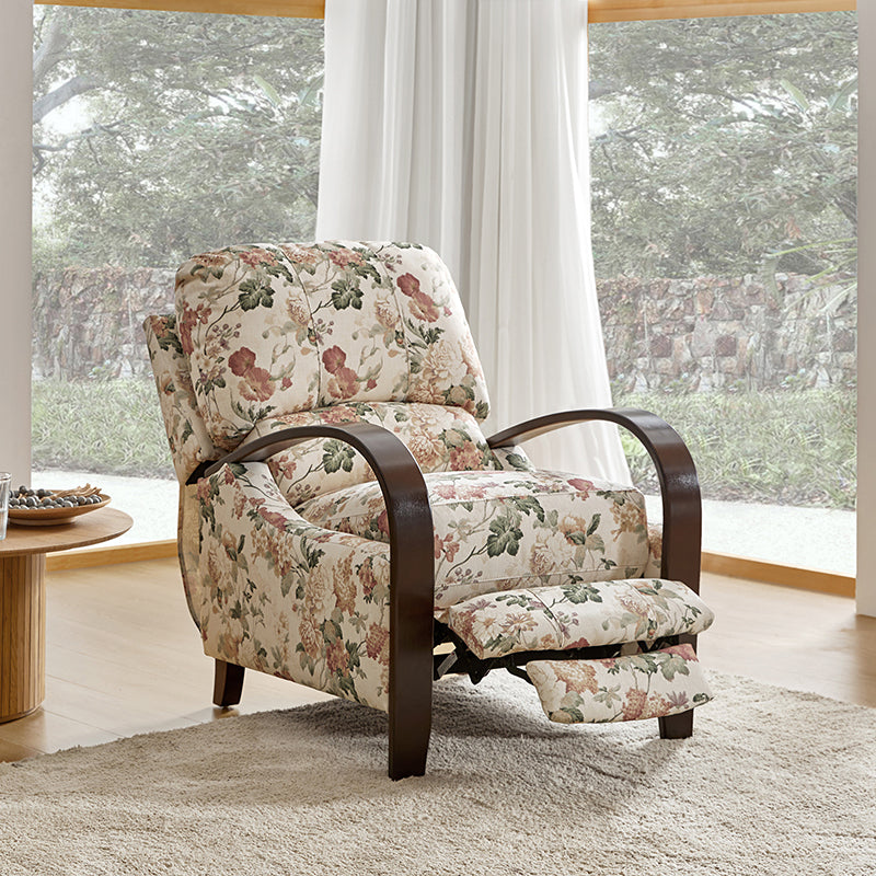 Premium Diana Manual Recliner Chair - Solid Wood Frame with Plush Upholstery for Ultimate Comfort | Perfect for Living Room, Bedroom & Home Theater Relaxation