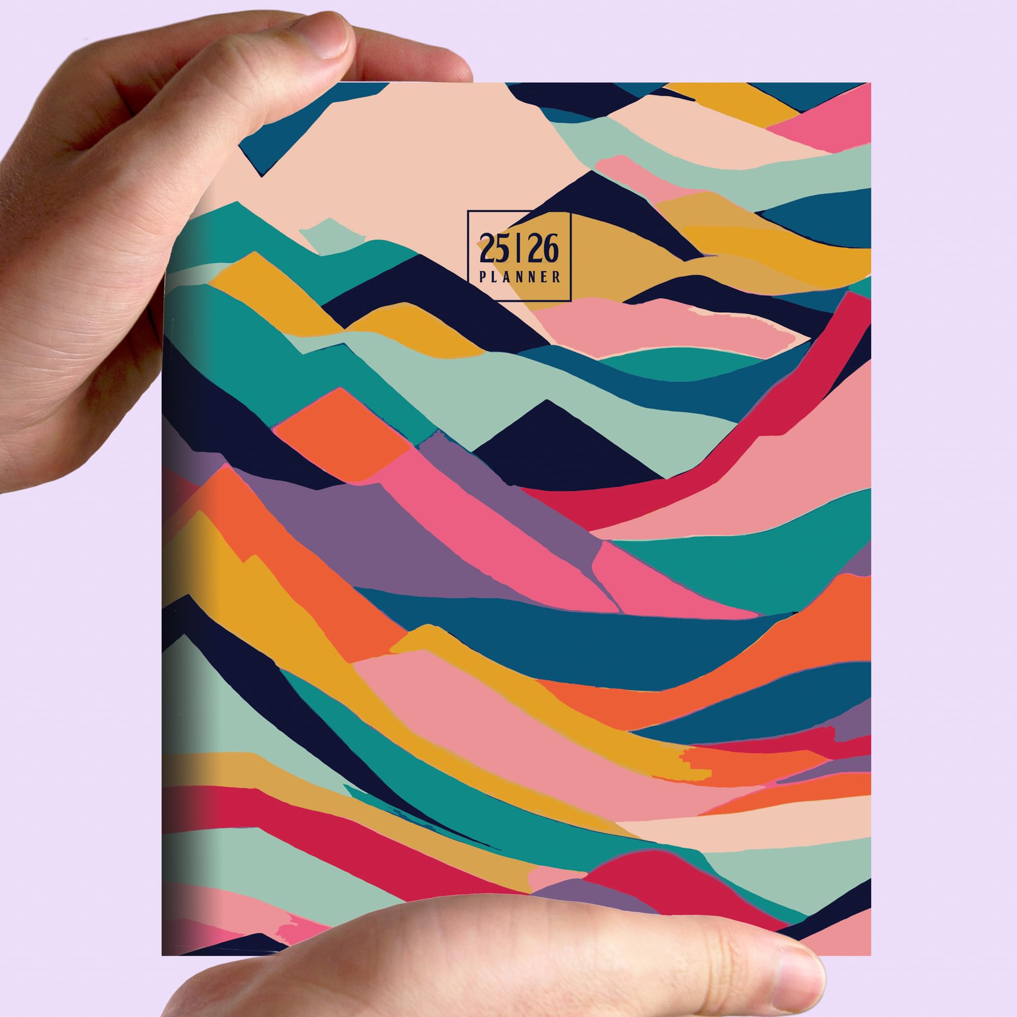 TF Publishing July 2025 - June 2026 Academic Planner | Medium Monthly Planner with 2-Page Spreads & Planning Prompts | 6.5