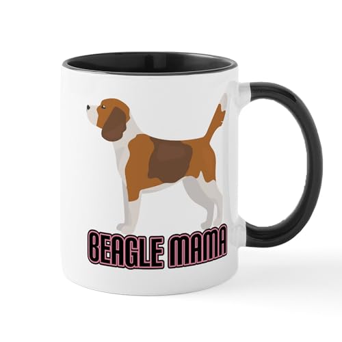 White/Black Inside - Beagle Mama Mugs