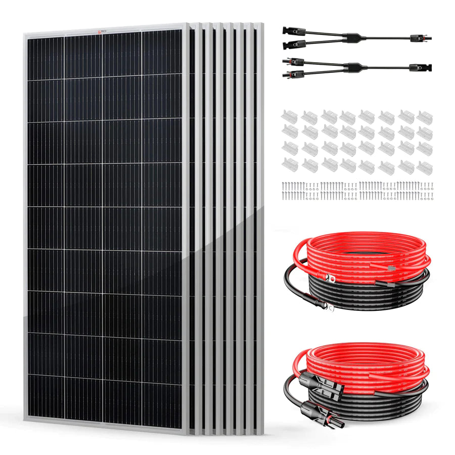 Rich Solar 1600 Watt Solar Panel Kit with Charge Controller - Complete Off-Grid Power Solution for Homes, RVs & Camping