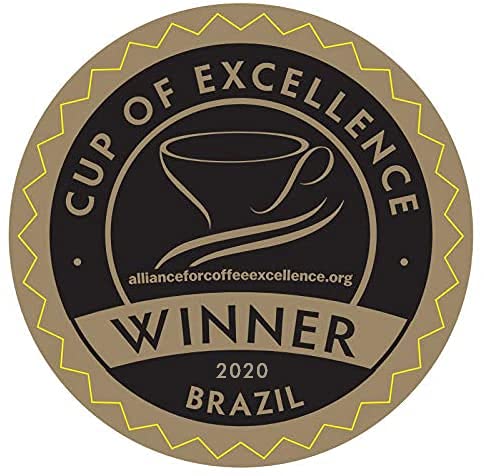 Hayman Premium Brazilian Cup of Excellence Award-Winning Ground Coffee, Medium Roast, Fresh Roasted, 3.5oz (100g) - Perfect for Home Brewing, Office Use & Gifts