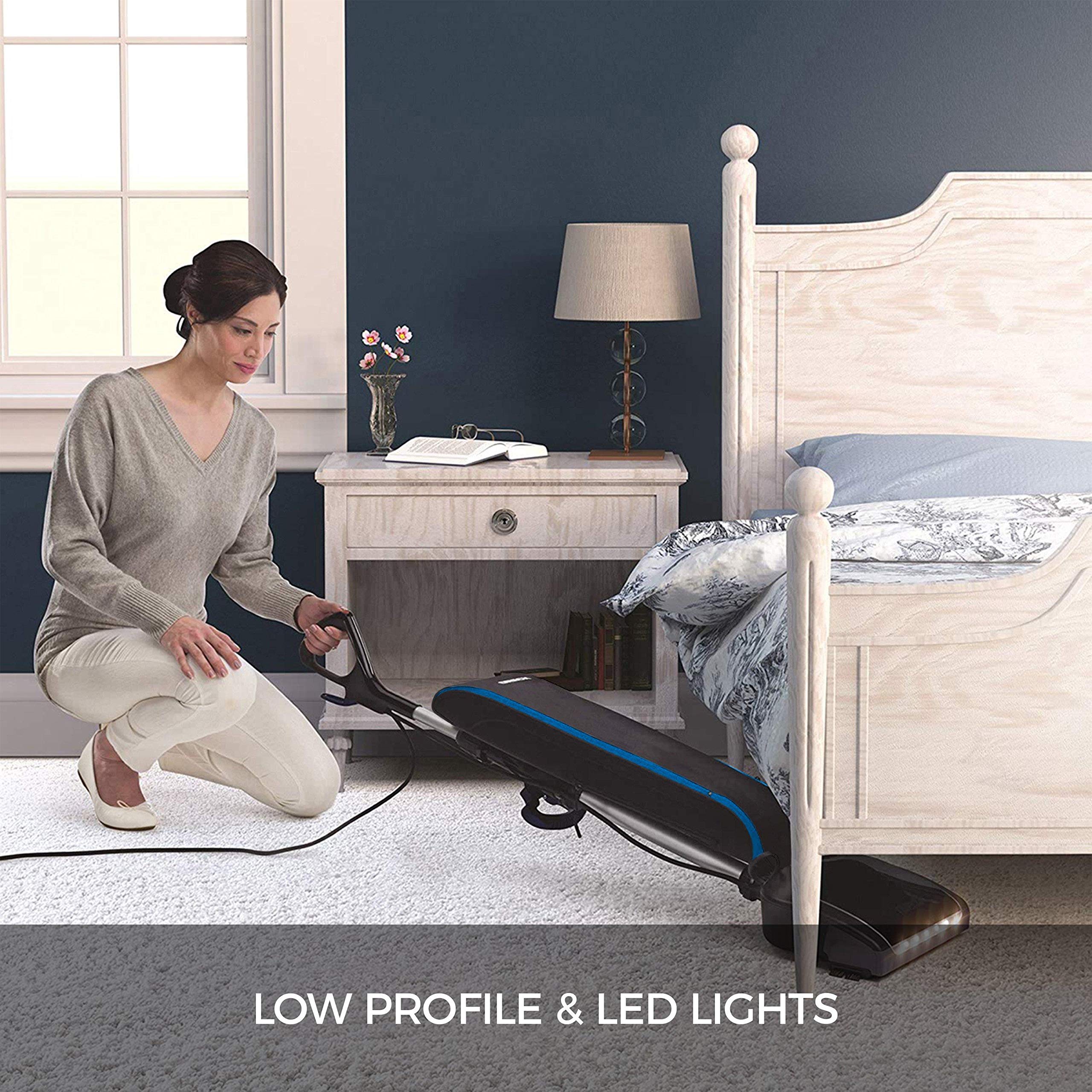 Oreck HEPA Upright Vacuum Cleaner - Lightweight Bagged Vacuum with HEPA Filtration, 2-Speed Control for Deep Cleaning | Traps Dust & Allergens | Ideal for Hardwood Floors, Carpets & Pet Hair Removal in Homes