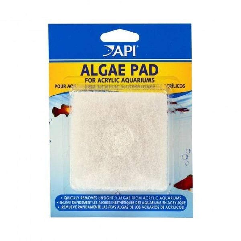 Premium API Algae Pad for Acrylic Aquariums - Safe & Effective Algae Removal - Perfect for Freshwater & Saltwater Fish Tanks - Easy-to-Use Cleaning Tool for Crystal Clear Water