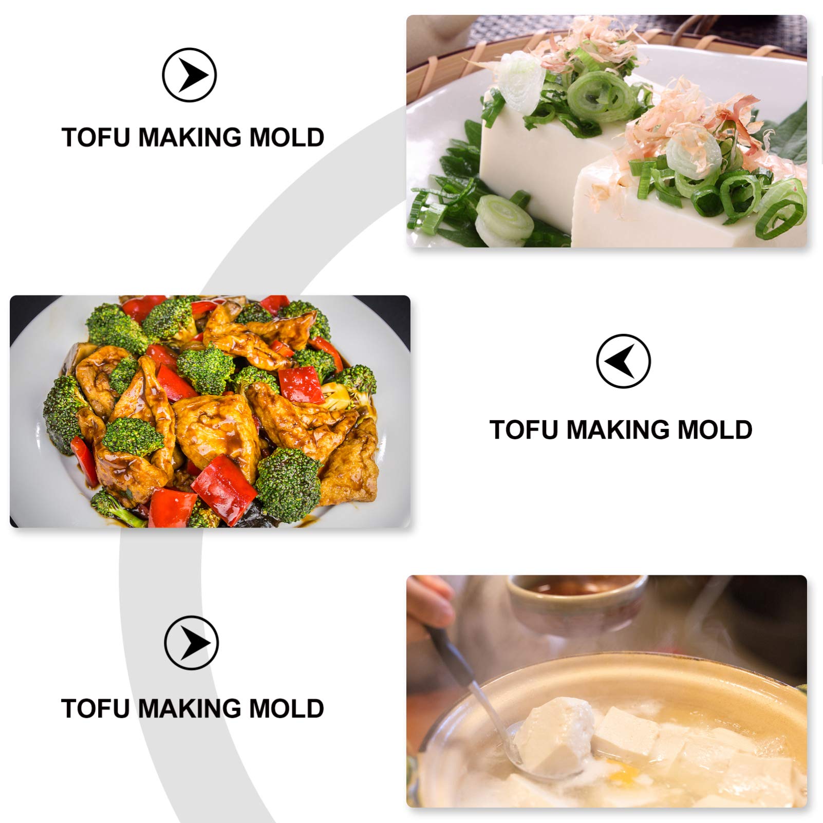 Premium Wooden Tofu Press Mold - Natural Tofu Maker & Cheese Press for Homemade Tofu, Vegan Cheese - Perfect for Healthy Cooking, Meal Prep & Plant-Based Diets