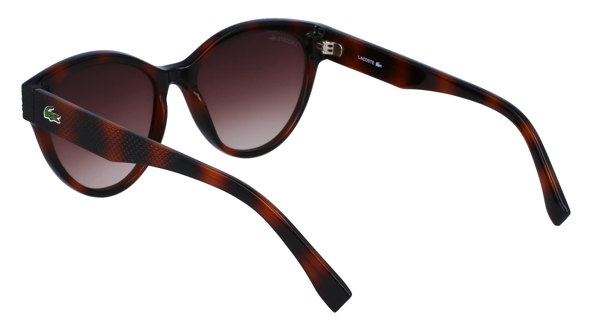 Lacoste Women's L.12.12 Polarized Sunglasses UV Protection - Stylish Cat Eye Frame for Outdoor, Beach & Driving