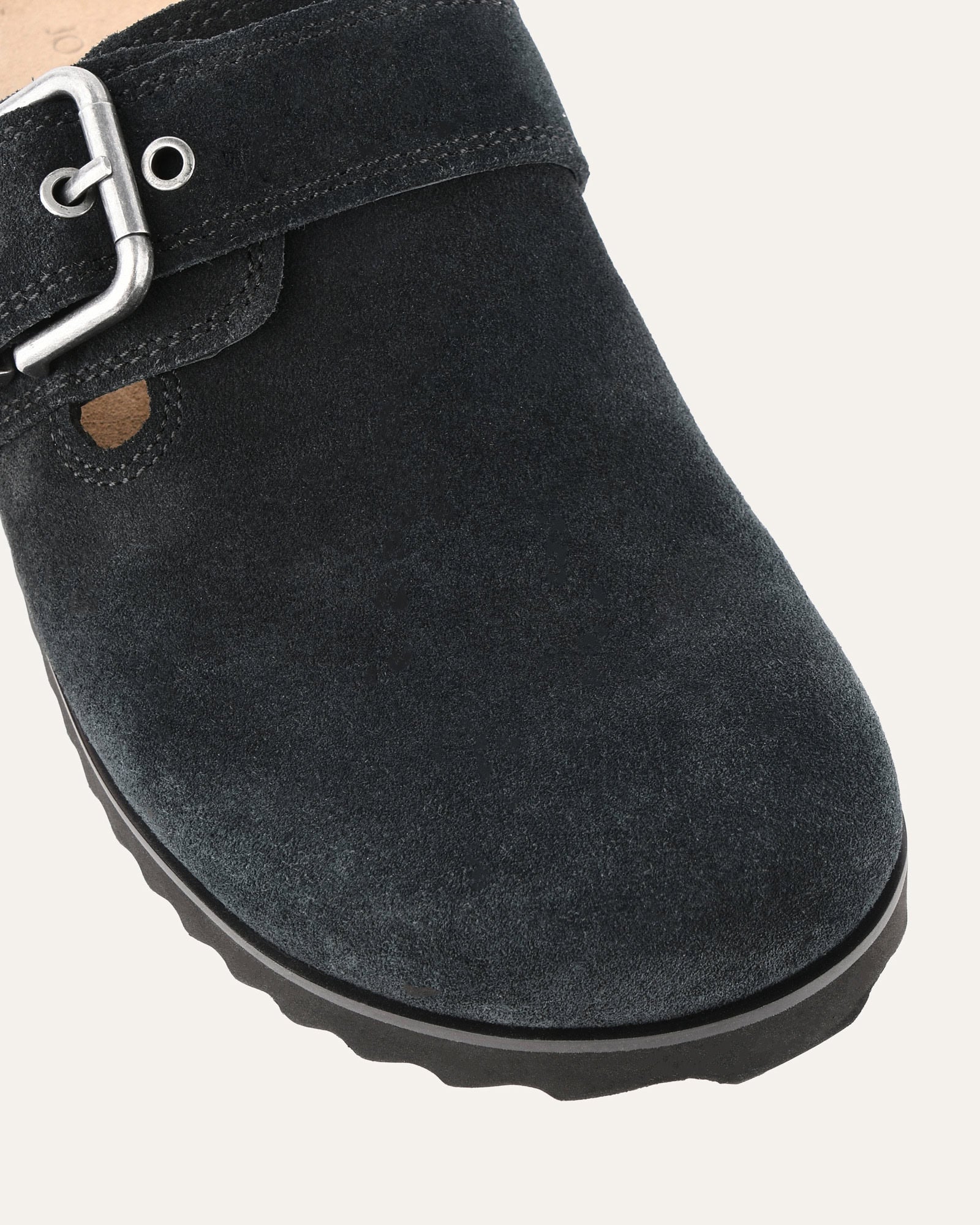 JUNO Casual Flats for Women - Washed Black Suede Comfortable Slip-On Shoes | Perfect for Office, Travel & Everyday Wear