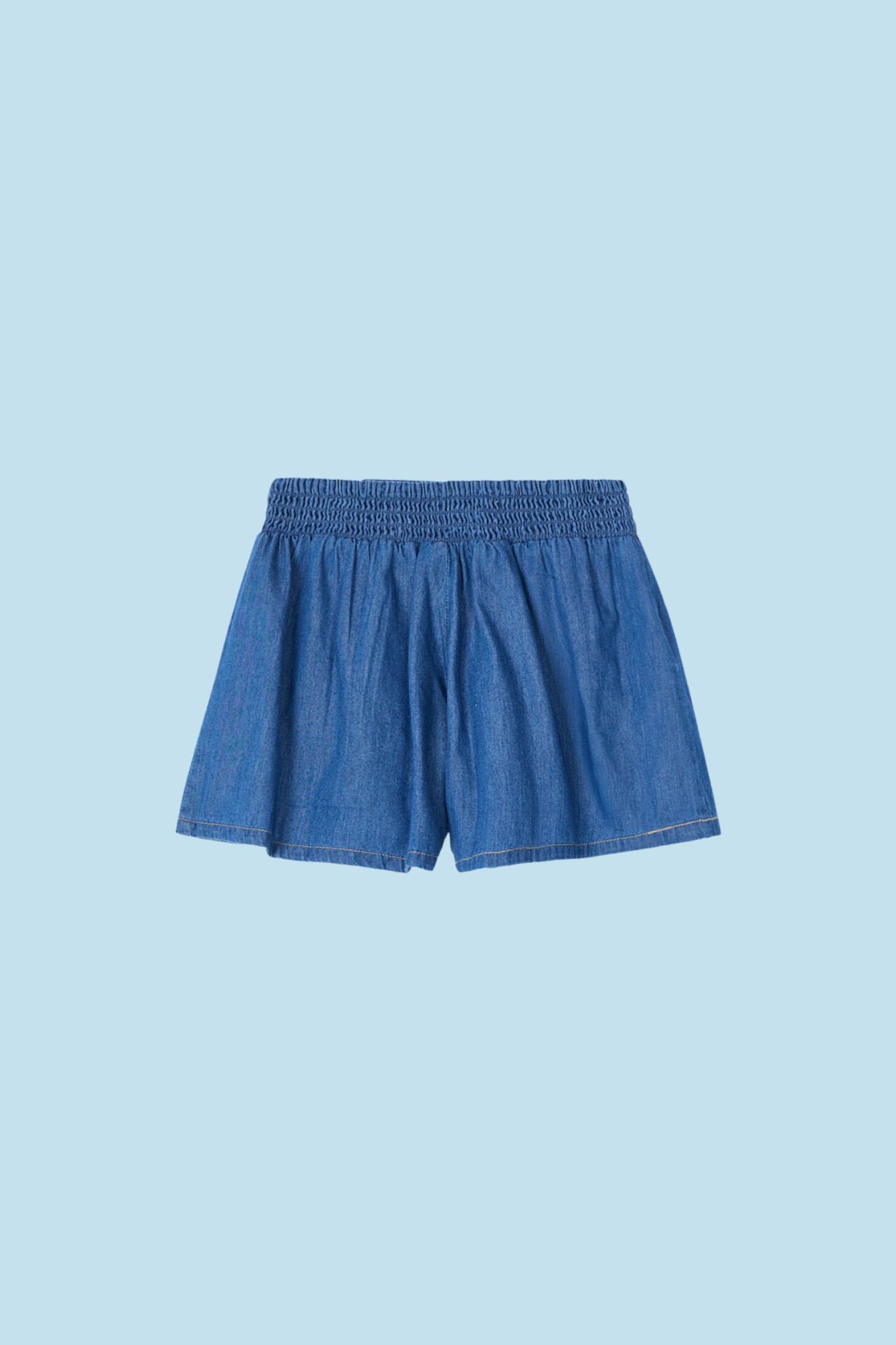 Girls' Medium Denim Shorts - Comfortable Stretch Jeans for Kids & Teens - Perfect for Summer, Playdates & Casual Outings