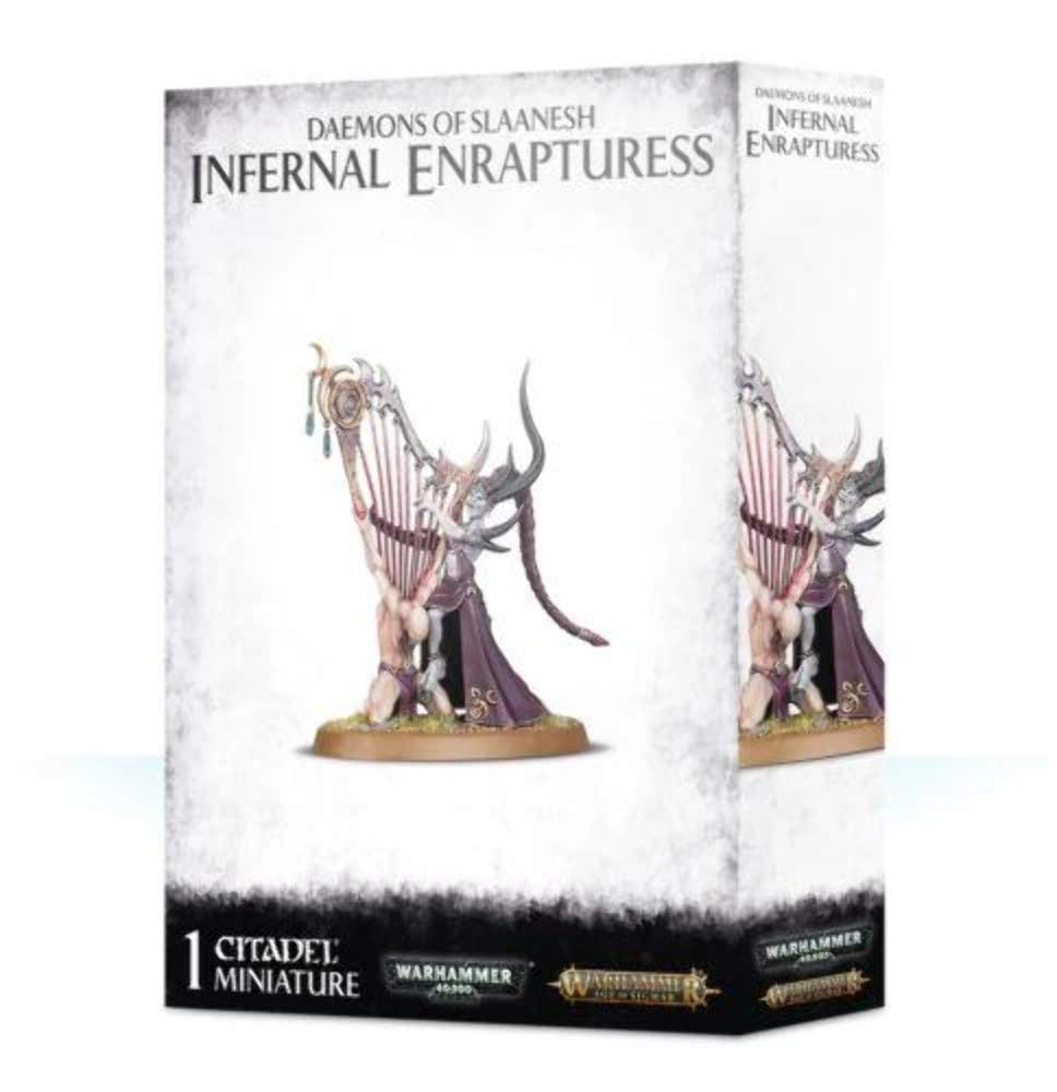 Games Workshop Warhammer AoS & 40k - Daemons of Slaanesh Infernal Enrapturess Miniature Figure for Tabletop Wargaming & Fantasy Battles