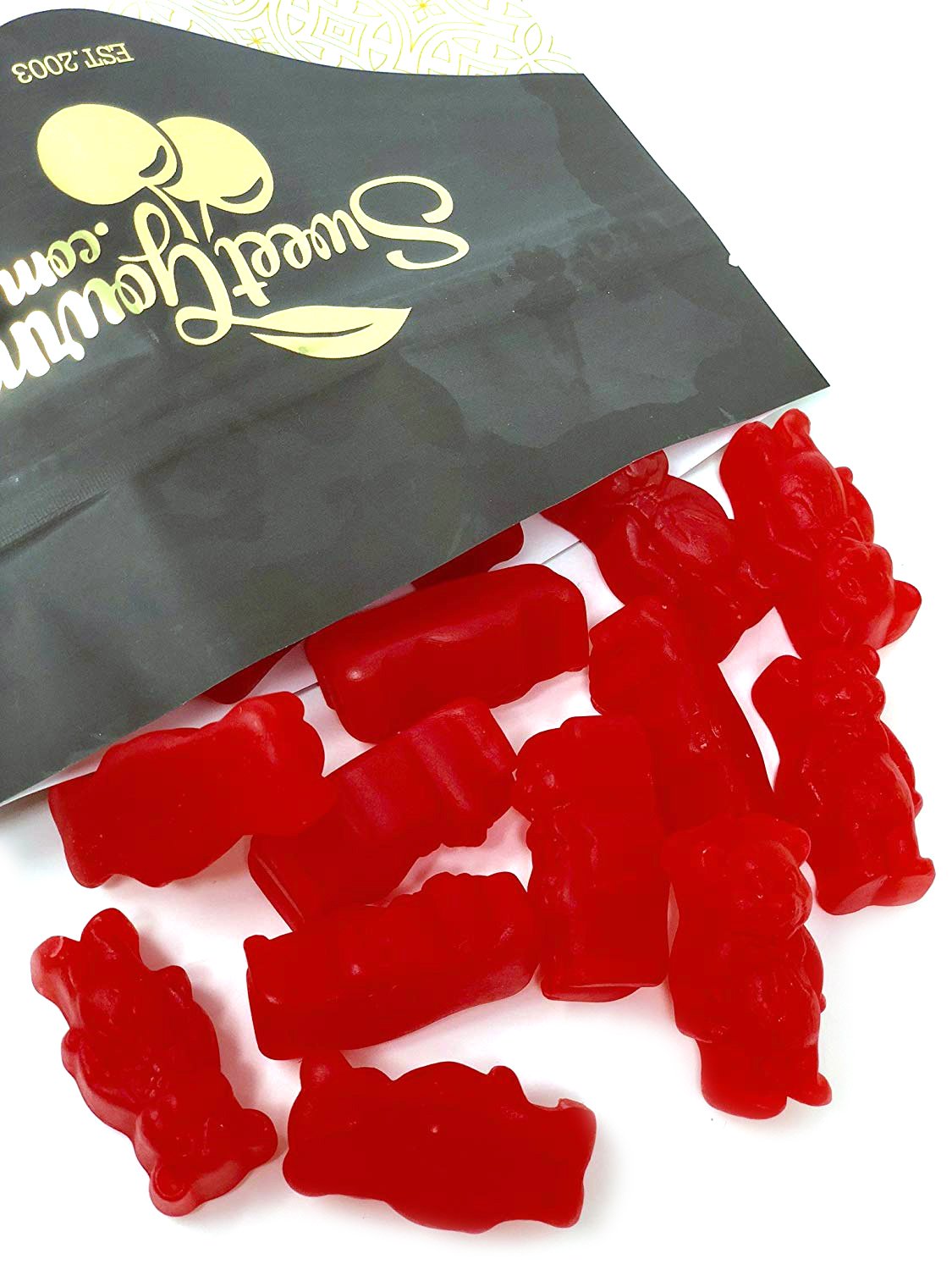 SweetGourmet JuJu Cinnamon Bears Candy - 2lb Bulk Pack of Soft & Chewy Cinnamon Flavored Gummy Bears - Perfect for Parties, Movie Nights & Holiday Treats