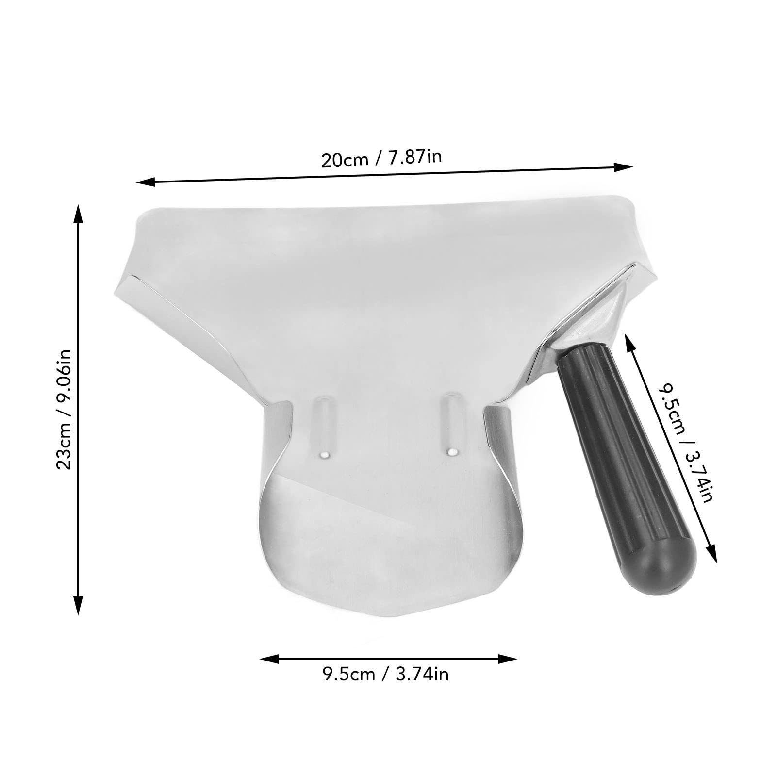 Commercial French Fry & Popcorn Scoop with Flexible Handle - Candy, Snacks & Desserts Bagger for Home & Restaurant Kitchen Use - Perfect for Movie Theaters, Concession Stands & Fast Food Service