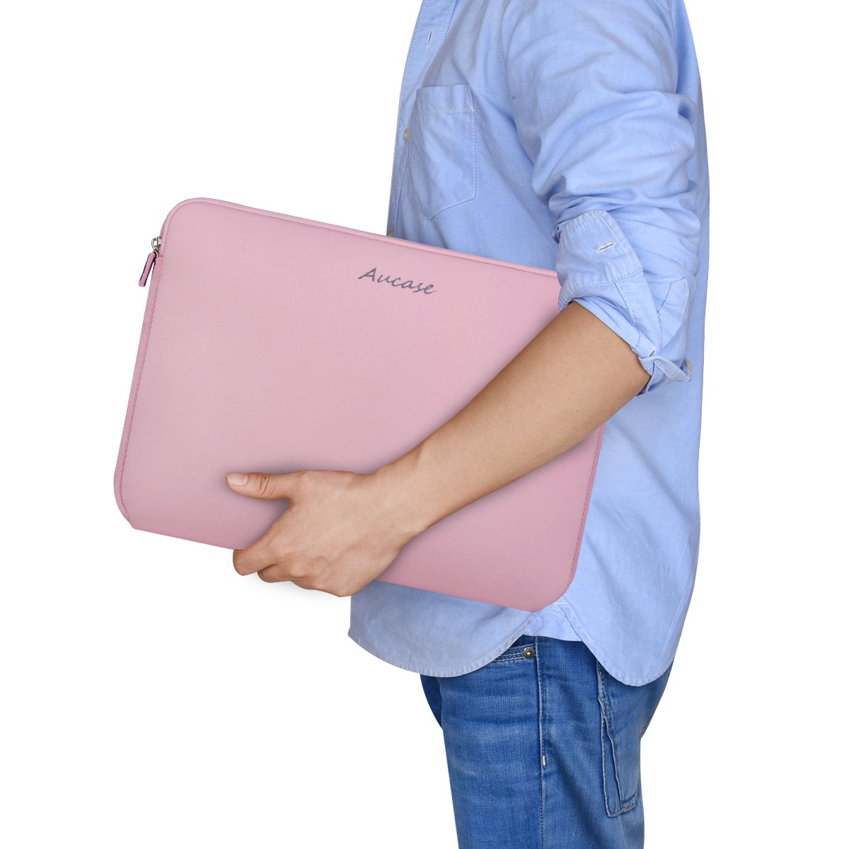 Aucase 15.6-16 Inch Laptop Sleeve Case - Ultra Thin Lightweight Water Resistant Neoprene Protective Cover for MacBook Pro, Dell XPS, HP, Acer Predator Helios 16 - Perfect for Travel, Office & School Use