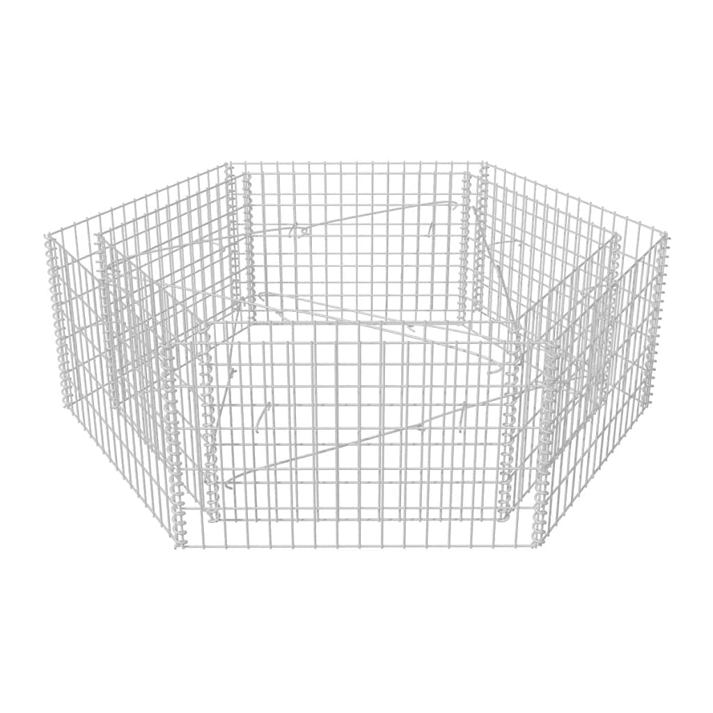 Estink Gabion Basket - Durable Stone Cage Spiral Planter for Raised Garden Beds | Weatherproof Outdoor Planter for Driveway, Yard & Balcony Decor | Perfect for Landscaping, Patio & Urban Gardening