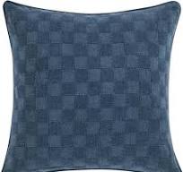 Villa Ophelia Parisian Blue Decorative Throw Pillow 22x22 Inches - Luxury Home Decor for Sofa, Bed & Living Room
