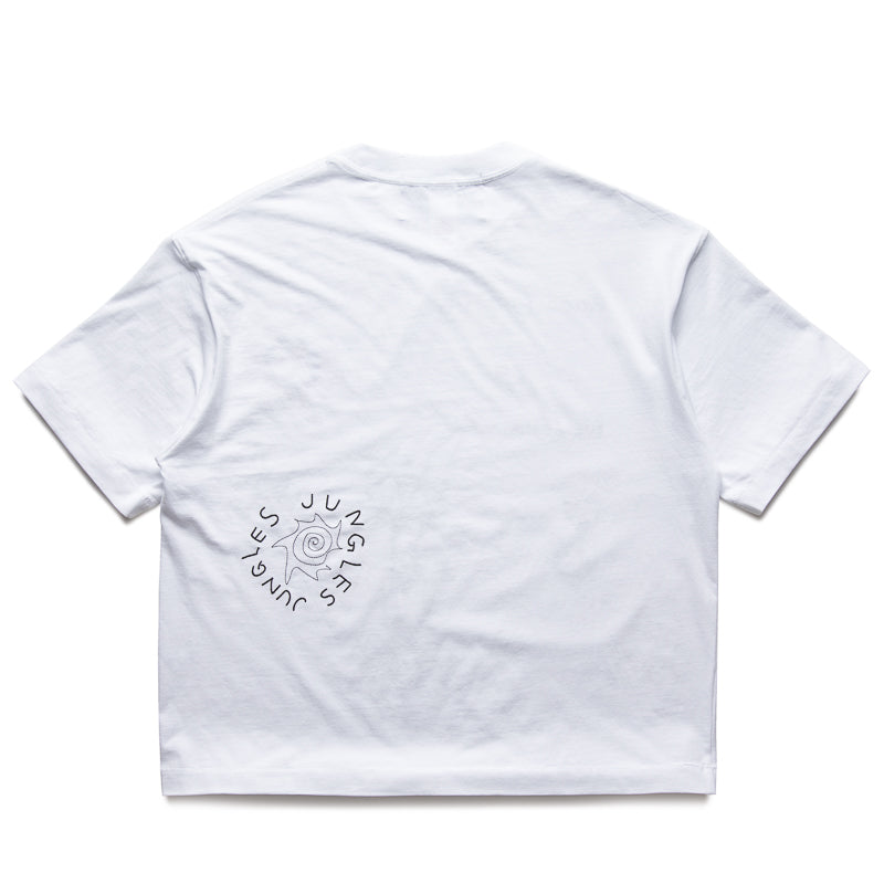 Jungles Good Morning T-Shirt for Men & Women - Soft Cotton Crewneck Tee - Casual Comfort Wear for Everyday, Gym & Travel - White