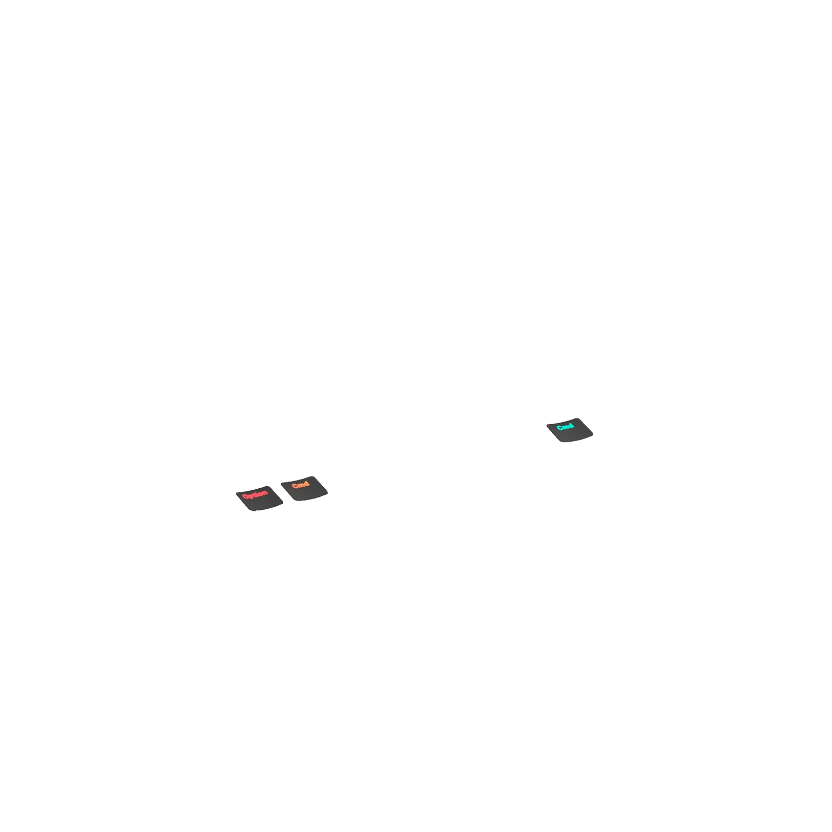 Backlit Black Keycaps for Mechanical Keyboards - US Layout - Perfect for Gaming & Typing in Low Light