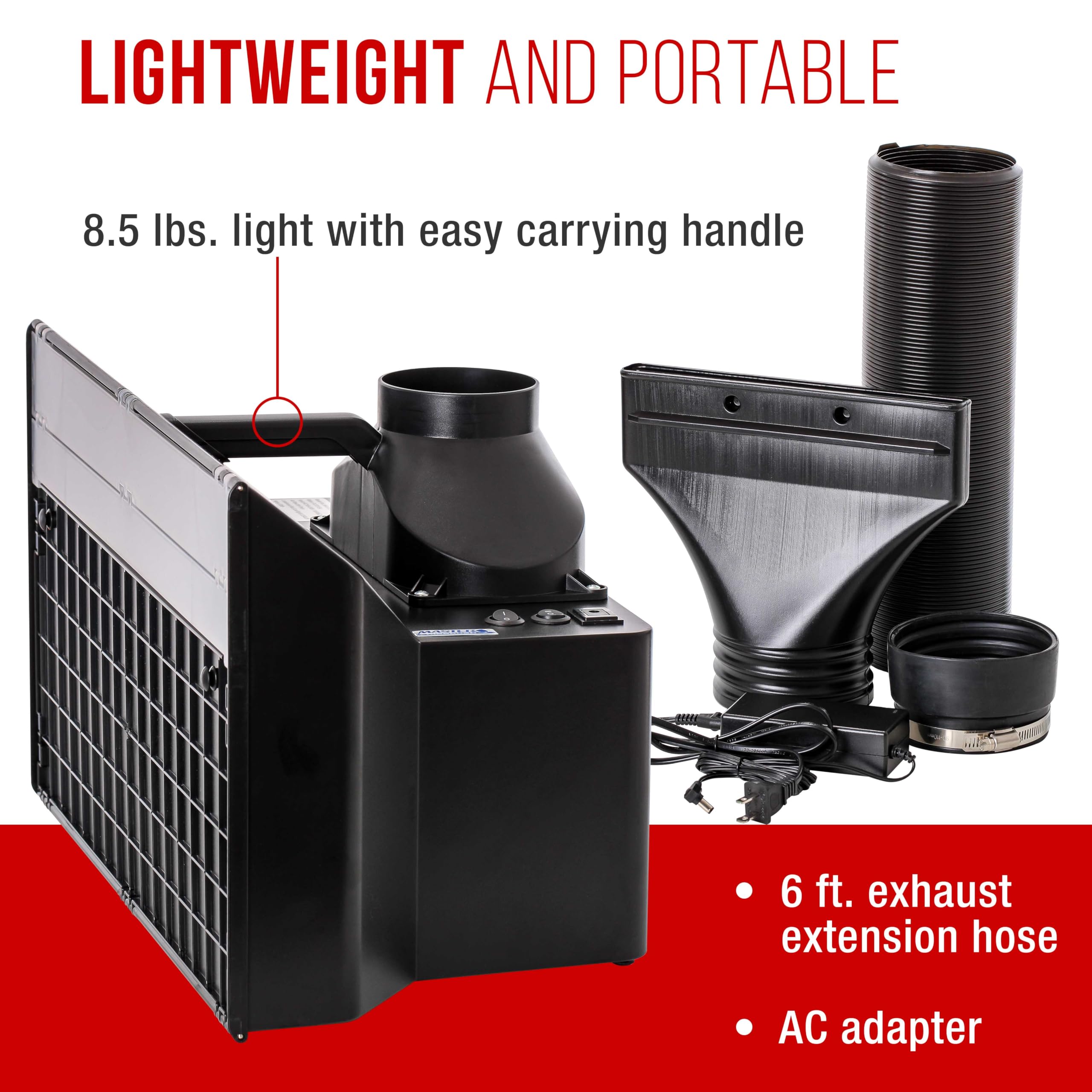 Professional Dual Fan Portable Airbrush Spray Booth with LED Lights - 22.25