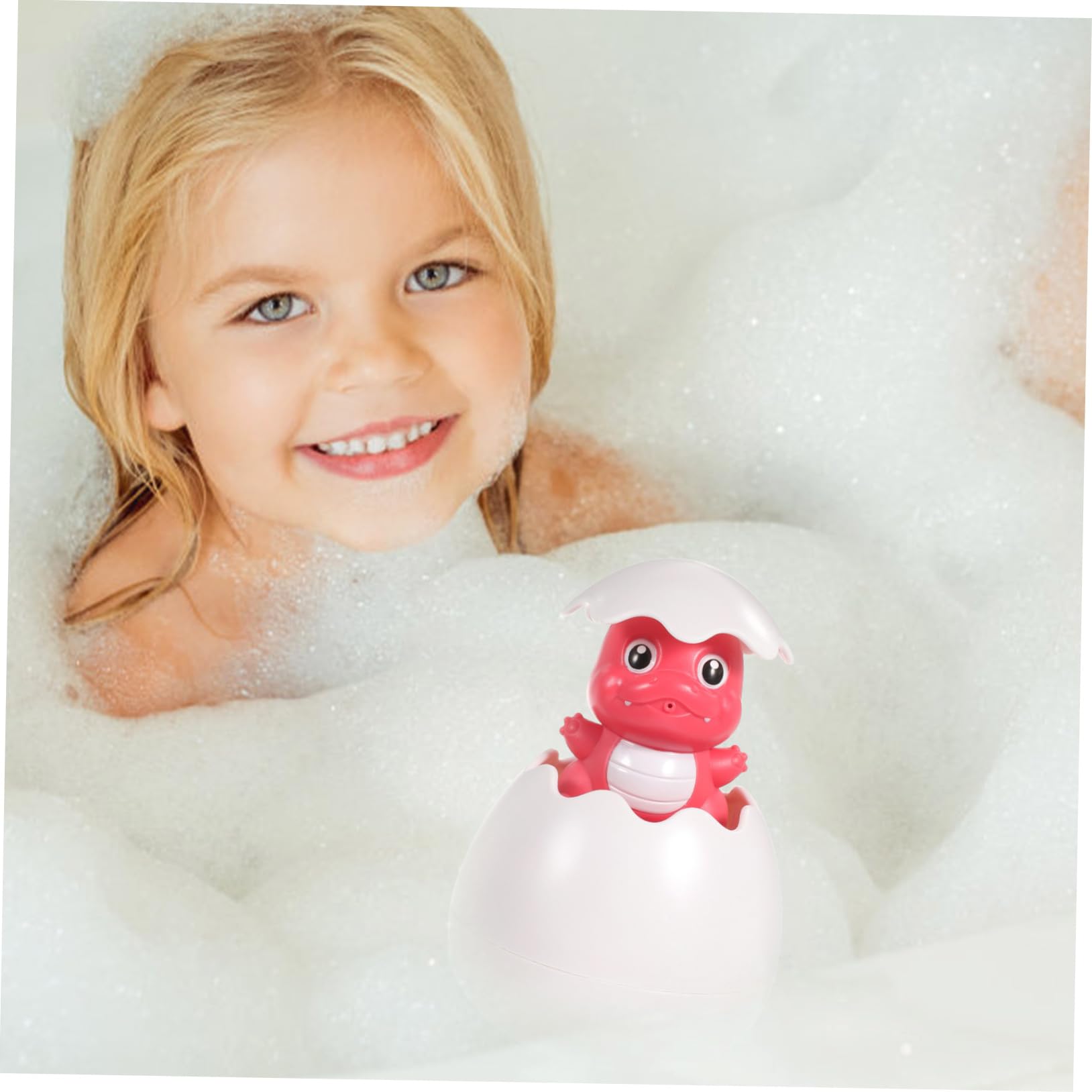 LALADEFIEE 3-Piece Bathtub Toys Set - Floating Bath Rinser & Foam Eggs for Kids, Fun Bath Time Sensory Play for Toddlers & Babies - Perfect for Bathtime, Pool, and Sensory Water Play Activities