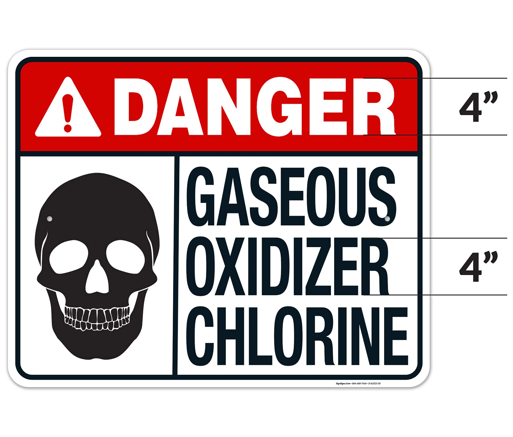 California Pool Chlorine Safety Sign 24x30 Inches - Rust-Free .063 Aluminum, Fade-Resistant, Complies with CA Pool Code - Perfect for Public Pools, Spas & Backyard Swimming Areas